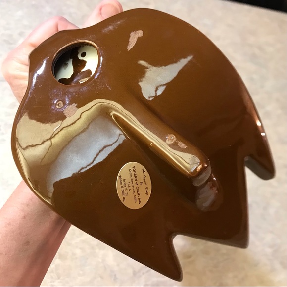 Vintage MCM “Vohann of California” Ceramic Bathroom Set in Chocolate Brown - Picture 6 of 9